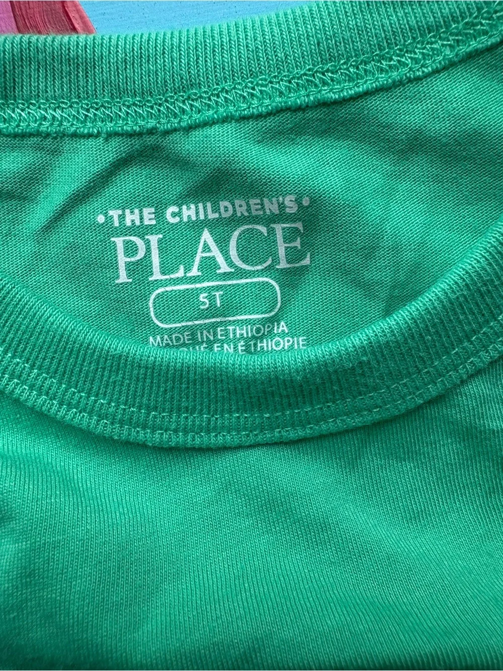 TCP The Children's Place Tee Set of 3 with Green Dino Graphic Size 5T